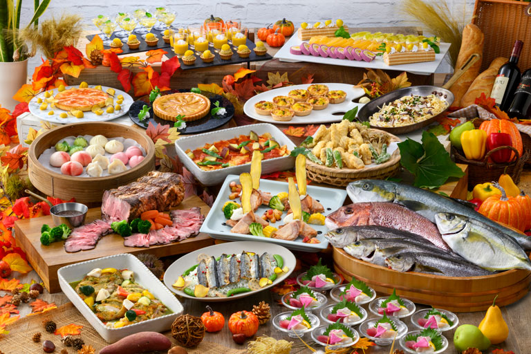 ごちそうマルシェ 地魚と秋の味覚バイキング(公式サイトより)