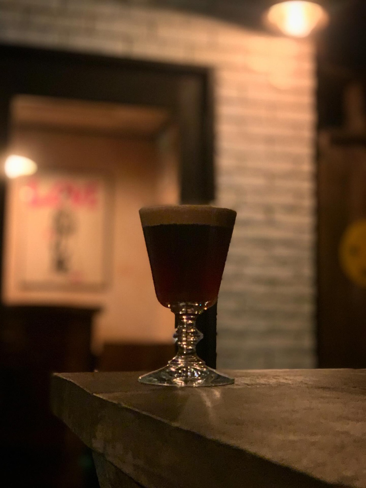 バレンタインの日のチョコとコーヒーのカクテル（公式Instagramより）