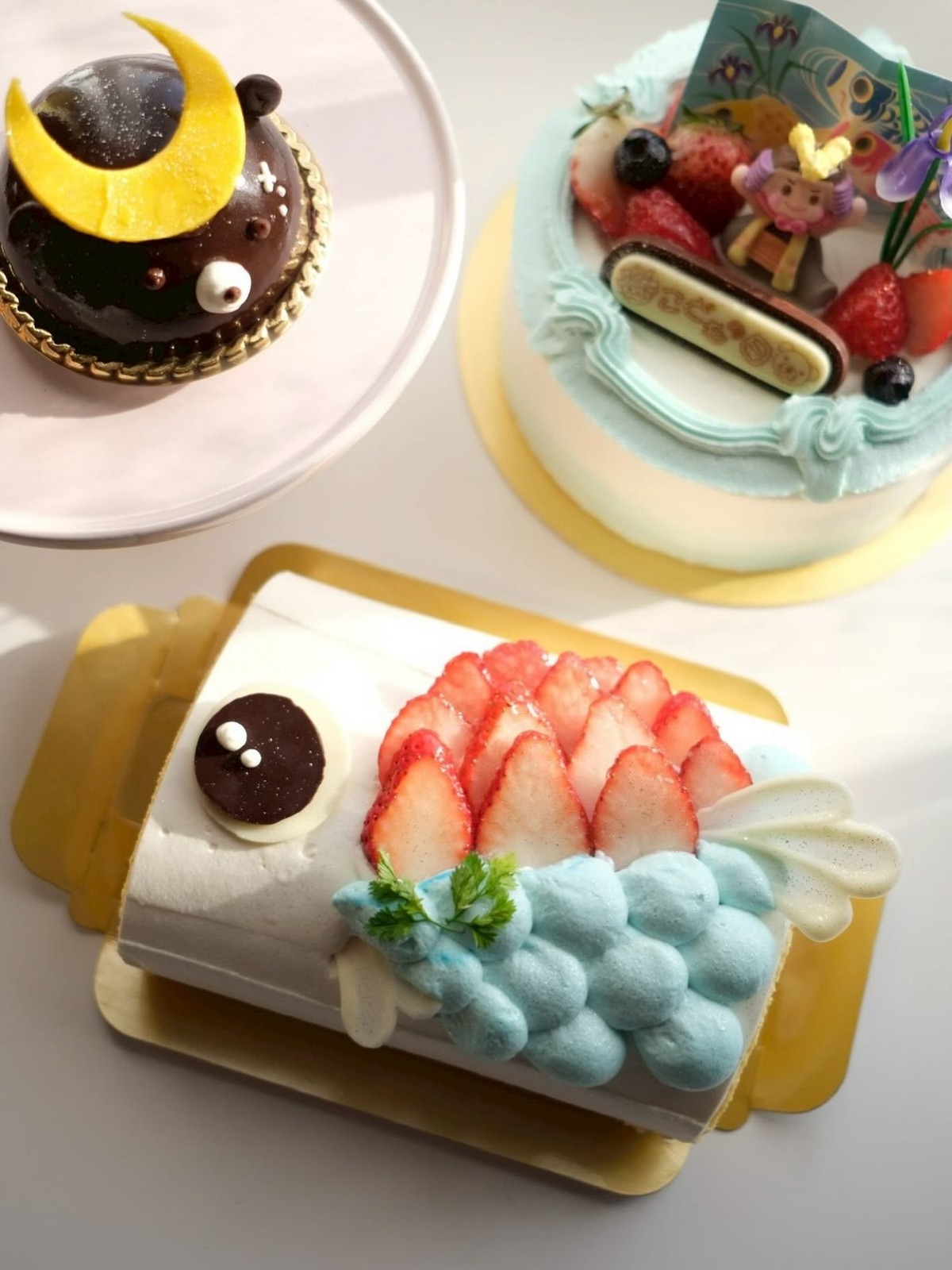 こどもの日のケーキ（グランシャリオ公式Instagramより）