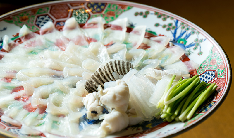 平家茶屋のふく刺し（公式サイトより）