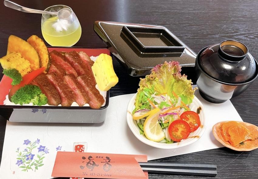 ステーキ重の御膳（海音公式サイトより）