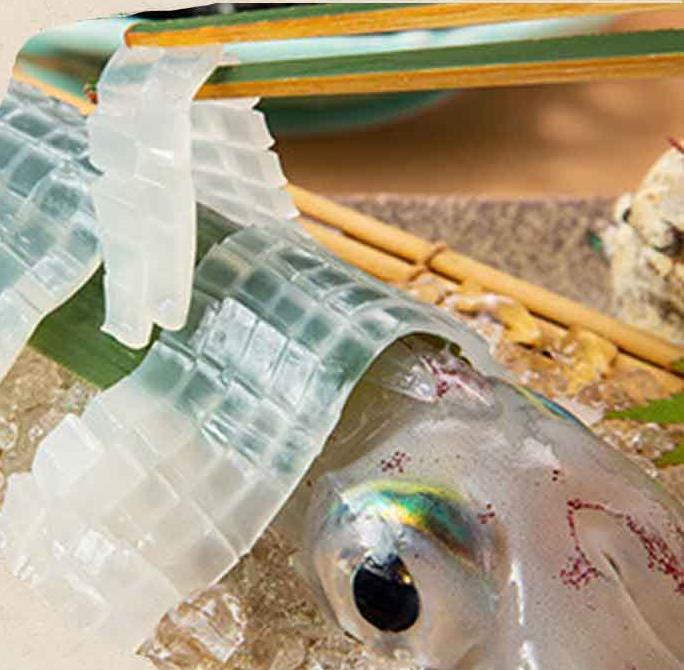活イカの活造り（流王公式サイトより）