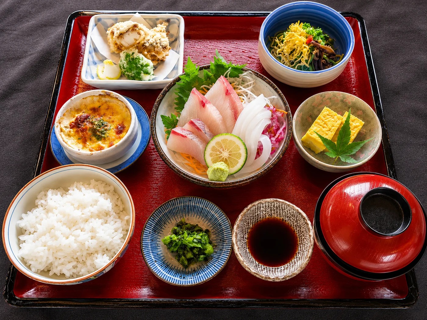 しらさぎおすすめ膳(公式サイトより)