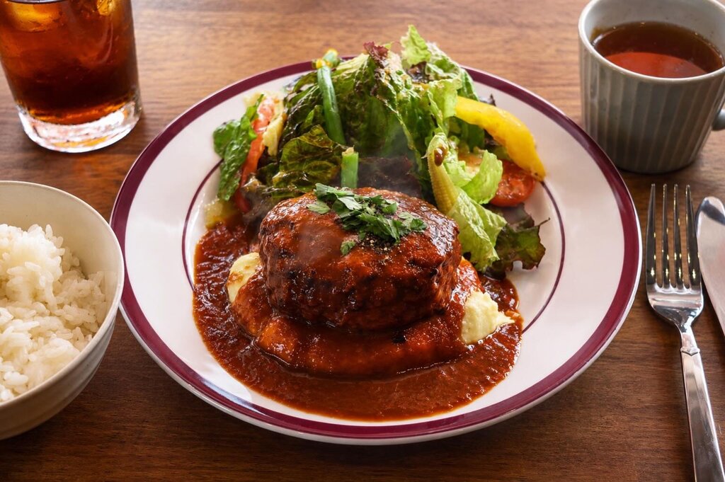 Cafe&Dining Sorano.のハンバーグランチ（公式Instagramより）