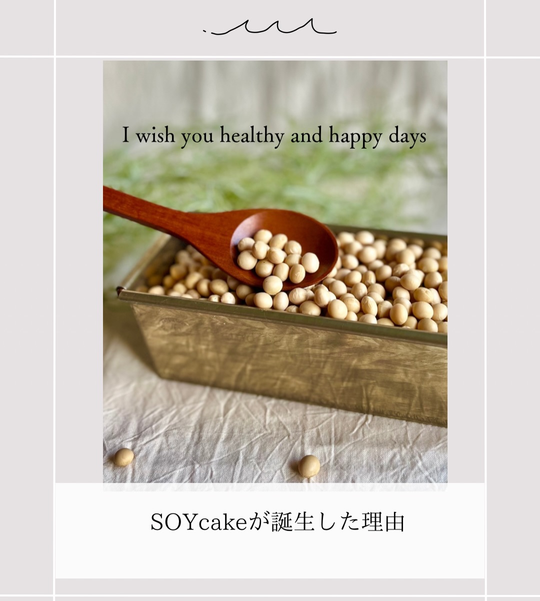 SOYcakeが誕生した理由を伝える投稿(公式Instagramより)